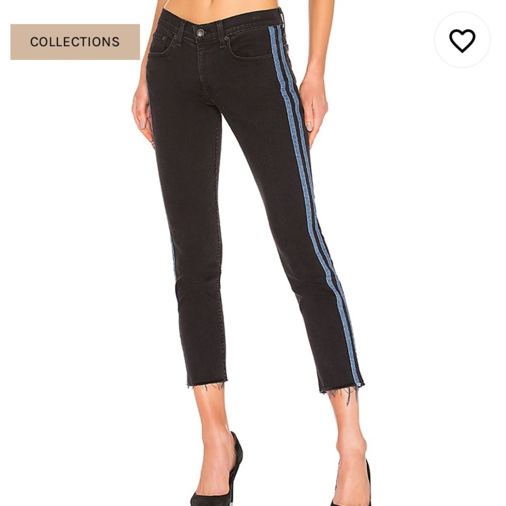 Rag & Bone Ankle Dre in Stone Black Jeans - Picture 6 of 6
